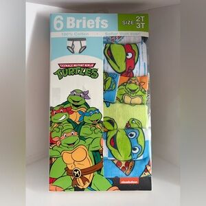 Teenage Mutant Ninja Turtles Kids 6 Briefs size 2-3T